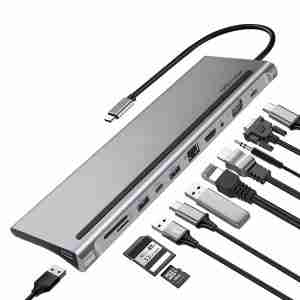 Vention USB-C Multi- Functional 11 in 1 Docking Station - VEN THTHC