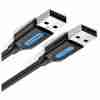 Vention USB 2.0 A Male to A Male Cable 1.5M Black PVC Type - VEN COJBG