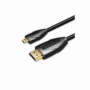 Vention Micro HDMI Cable 2M Black - VEN VAA-D03-B200