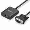 Vention VGA to HDMI Converter 0.15M Black Metal Type - VEN ACEB0