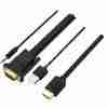 Vention HDMI to VGA Cable with Audio Output & USB Power Supply 1.5M