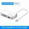 Vention MINI DisplayPort to HDMI/VGA Converter 0.15M White - VEN-HBBWB