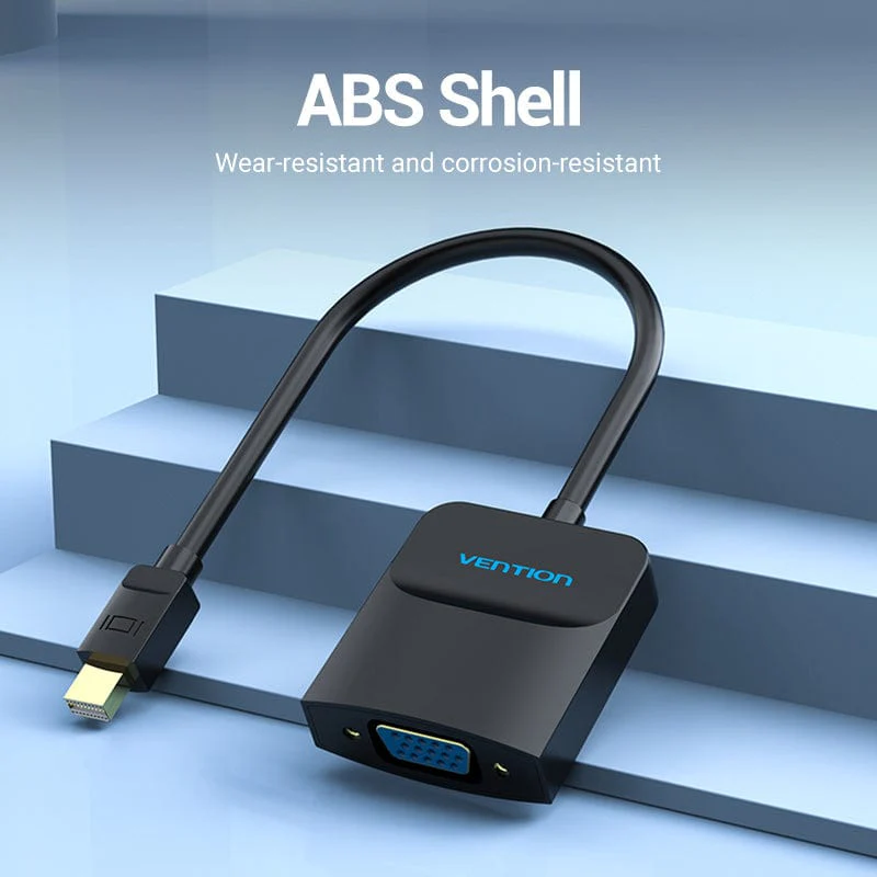 Vention Mini DisplayPort to VGA Converter 0.15M Black - VEN HBDBB