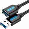 Vention USB 3.0 A Male to A Female Extension Cable 3M Black PVC Type