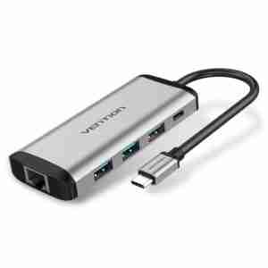 Vention USB-C Multi-Functional 8 in 1 Docking Station - VEN TOKHB