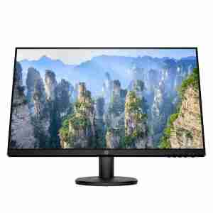 HP V27i 27" FHD Monitor, Black Color, Connectivity : 1 VGA, 1 HDMI 1.4 - 9SV94AS