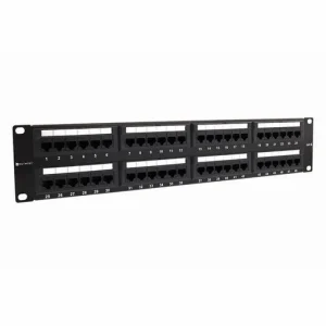 APKR cat 6 48 port patch panel loaded