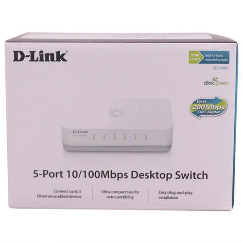 D-Link DES-1005C/B 5 port 10/100Base-T unmanged switch
