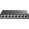 D-Link DGS-108/B 8-Port Gigabit Unmanaged Metal Desktop Switch