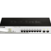 D-Link DGS-1210-10P 8-ports 10/100/1000Base-T PoE + 2 SFP ports Smart Switch