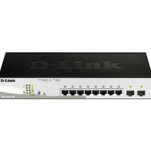 D-Link DGS-1210-10P 8-ports 10/100/1000Base-T PoE + 2 SFP ports Smart Switch