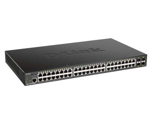 D-Link DGS-1250-52XMP 52-Port 10-Gigabit Smart Managed PoE Switch