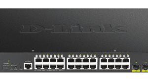 D-Link managed switch powering IP cameras Nairobi