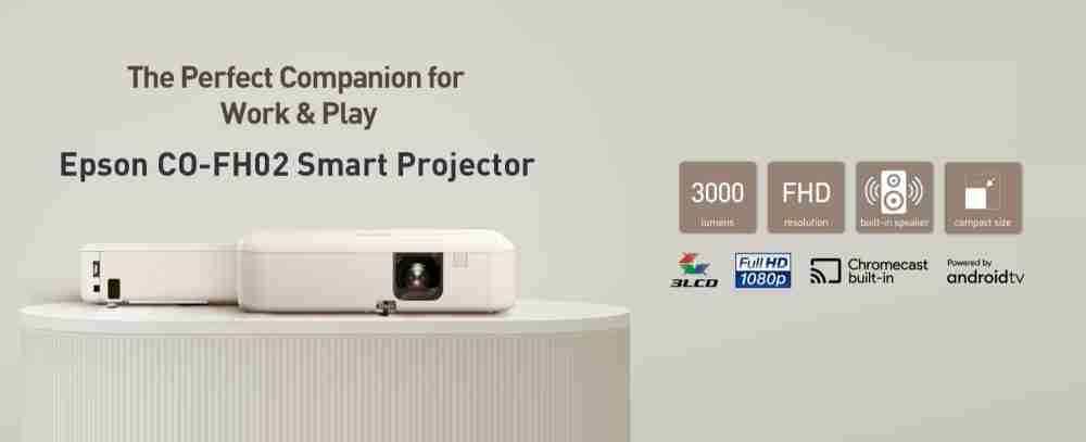 Epson CO-FH02 Smart Projector: Brilliant Full HD Projection with Smart Connectivity