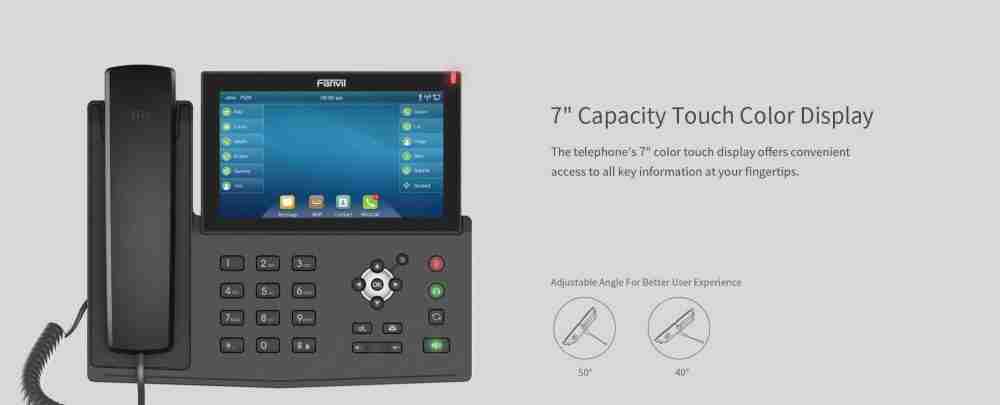 Exploring the Fanvil X7A and X7: High-End Touch Screen IP Phones for Advanced Communication