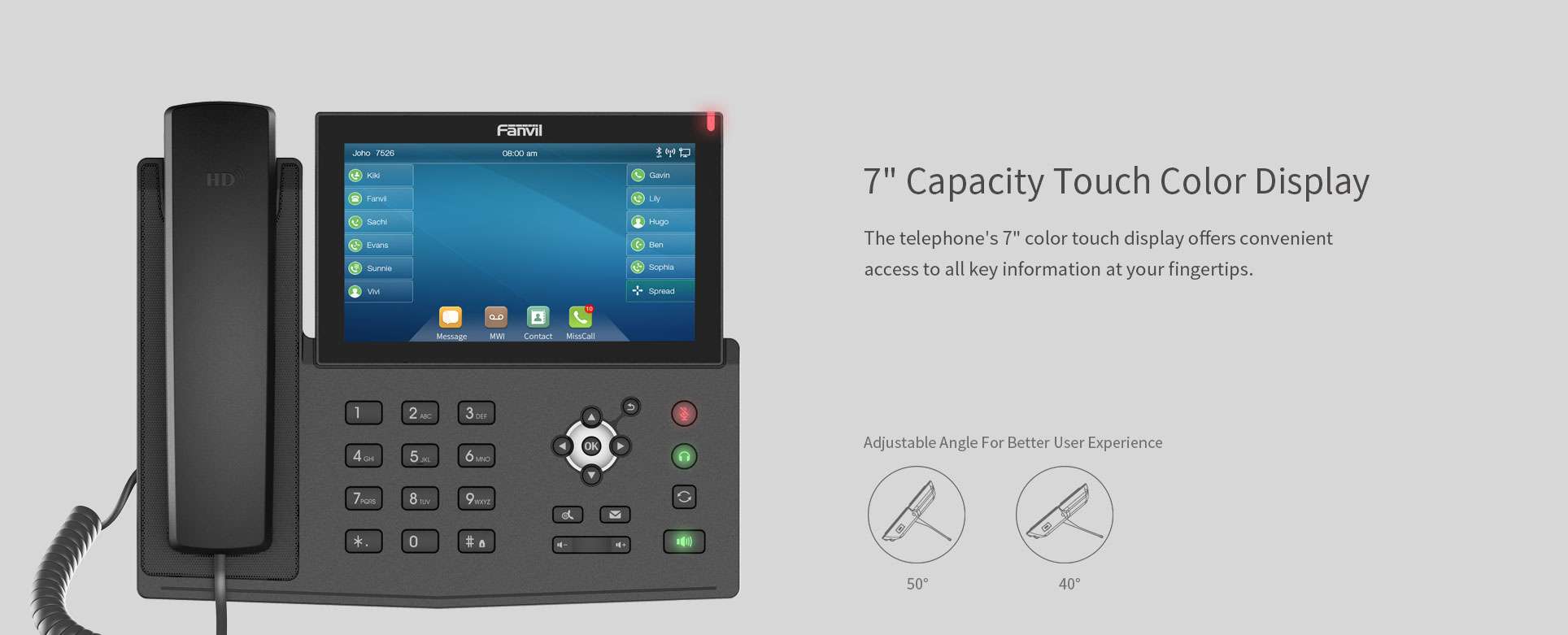 Exploring the Fanvil X7A and X7: High-End Touch Screen IP Phones for ...