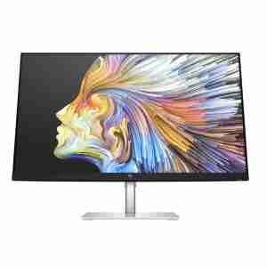 HP U28 28" 4K HDR Monitor, Height, Pivot, Swivel, Tilt Adjustable, Silver Color