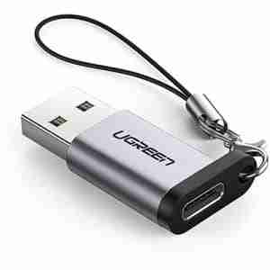 UGREEN USB-A 3.0 Male to USB-C 3.1 Female Adapter (Gray) - US276