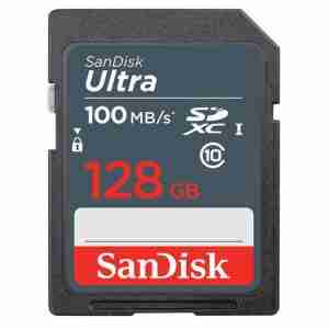 SanDisk Ultra SDXC 128GB 100MB/s Class 10 UHS-I - SDSDUNR-128G-GN3IN