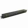 19"1U CCS Type Metal cable Management Bar with cover