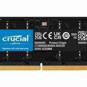 Crucial Laptop RAM DDR5 32GB 4800 - CT32G48C40S5