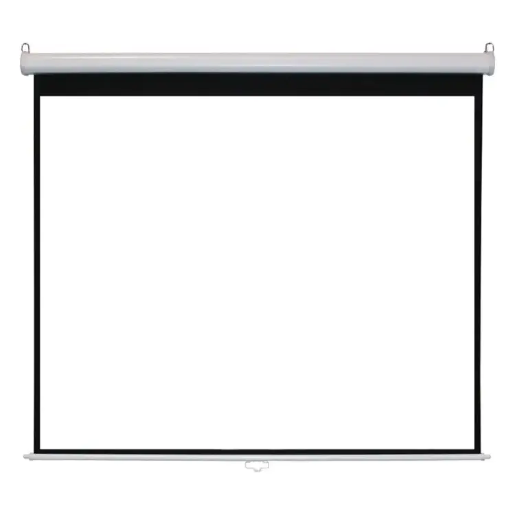 LW projector screen 180 x 180 cm installed in meeting room