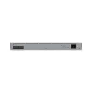 USW-Enterprise-24-PoE rear ports including SFP+ uplinks