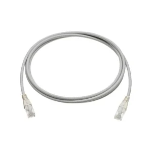 Cat6 UTP 24 AWG PVC Round Patch Cord 1M – Grey Colour