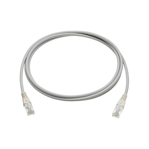 Cat6 UTP 24 AWG PVC Round Patch Cord 1M – Grey Colour