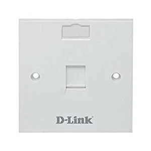 NFP-0WHI11 Single Faceplate withShutter & ID Plate