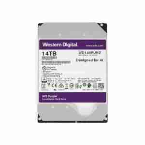 WD Purple Surveillance Hard Drive 14TB, 512MB - WD140PURZ