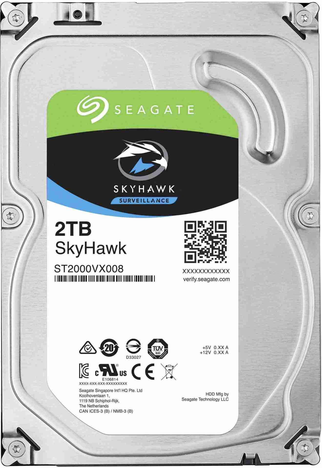 Seagate Skyhawk 2TB Surveillance HDD (ST2000VX008)