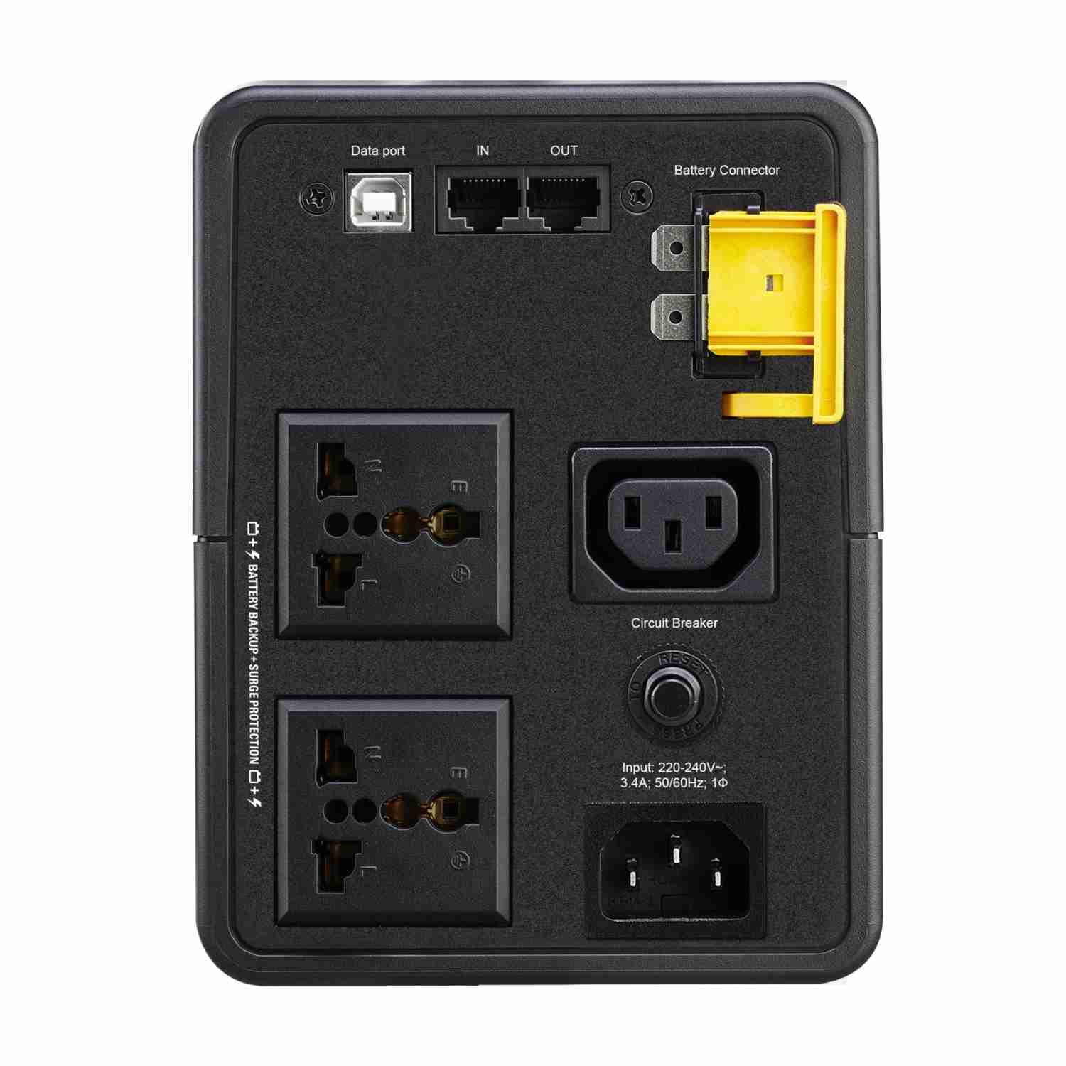 UPS with long battery runtime for electronics protection