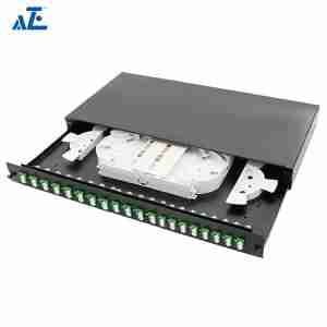Giganet 1u 19 24 way fiber patch panel without Adapters
