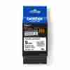 Brother TZC-S221- 9mm Black on White Laminated Tape cartridge