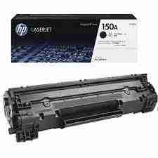 HP 150A Black Original LaserJet Toner Cartridge, W1500A
