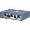 Hikvision 4-Ports 100 Mbps Unmanaged PoE Switch - DS-3E0106P-E/M