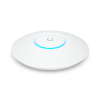 Front view of Ubiquiti UniFi U6+ WiFi 6 Access Point