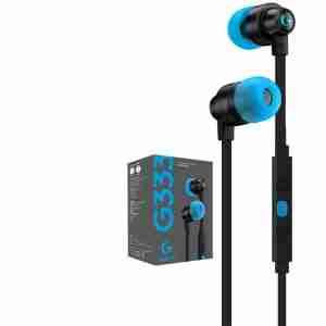 Logitech G333 Gaming Earphones - Black (981-000924)