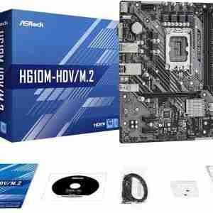 Custom Gaming Desktop PC, ASRock H610M-HDV M.2 R2.0 Motherboard, Intel Core i5-12400F Processor - 01GAM0003