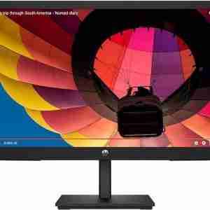 HP V22v G5 21.45" FHD Monitor, Black Color, Connectivity: 1 VGA, 1 HDMI 1.4 - 65P56AS