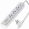 UGREEN 30W 3 AC Power Strip with Master Switch (2A1C) - CD286
