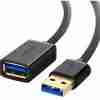 UGREEN USB 3.0 A Male To Female Extension Cable 3M Black - US129