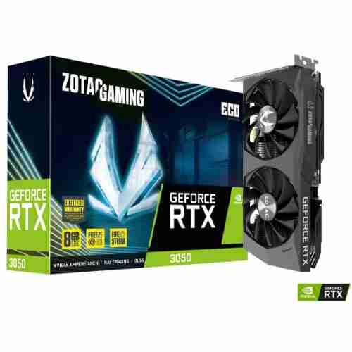 ZOTAC Gaming GeForce RTX 3050 ECO 8GB GDDR6 Graphics Card - ZT-A30500K-10M