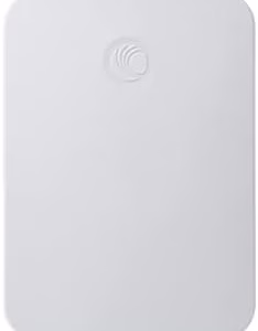 Cambium cnPilot e510 Wi-Fi 5 outdoor access point mounted securely on an industrial pole in an open-air public venue.