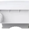 Network administrator unboxing the Cambium cnPilot e510 outdoor Wi-Fi 5 access point showing the mounting hardware.