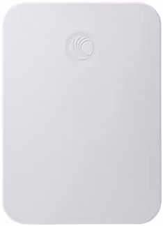Cambium cnPilot e510 Wi-Fi 5 outdoor access point mounted securely on an industrial pole in an open-air public venue.