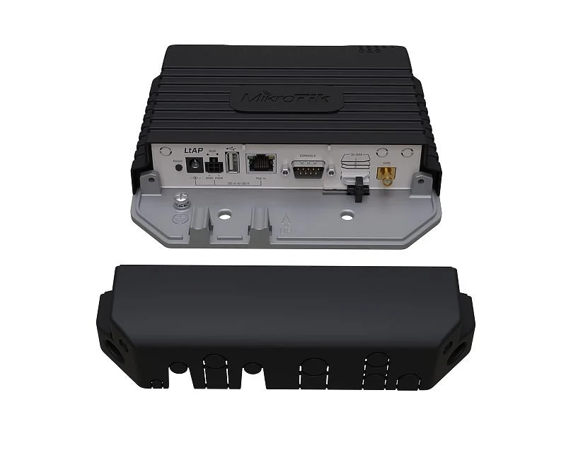 Rear Panel Showing Ethernet and Serial Ports