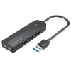 Vention CHIBB 3-Port USB3.0 Hub with Sound Card and Power Supply