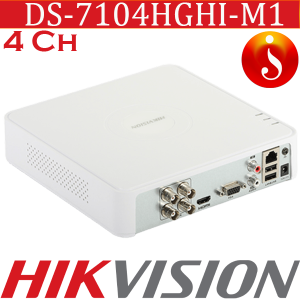 Hikvision DS-7104HGHI-M1 4 Channel DVR -White